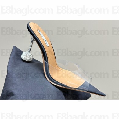 Aquazzura Heel 8.5cm PVC Yes Darling Mules 02 2024