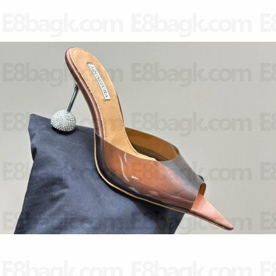 Aquazzura Heel 8.5cm PVC Yes Darling Mules 06 2024