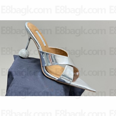 Aquazzura Heel 8.5cm Yes Darling Mules with crossover straps 19 2024