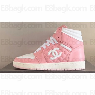 Chanel Quilting CC Logo High-top Women/Men Sneakers Top Quality 03 2024
