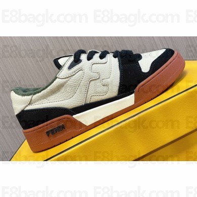 Fendi Match Leather low tops Women/Men Sneakers 04 2024