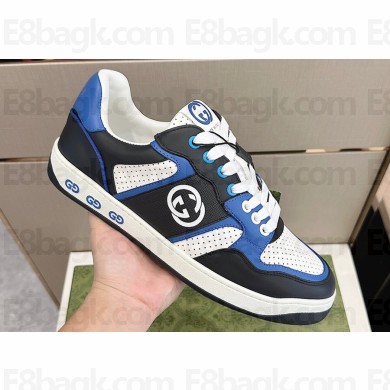 Gucci Leather Men's Basket Sneakers with Interlocking G 04 2024