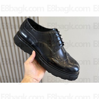 Loro Piana Men's Leather Derby Shoes Top Quality 04 2024