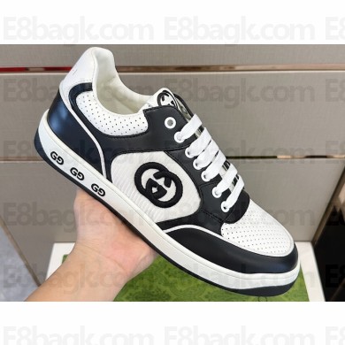Gucci Leather Men's Basket Sneakers with Interlocking G 12 2024