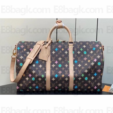 Louis Vuitton Monogram Craggy Keepall Bandoulière 50 Bag M24901 Brown 2024