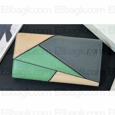 Loewe Puzzle long horizontal wallet in classic calfskin 05
