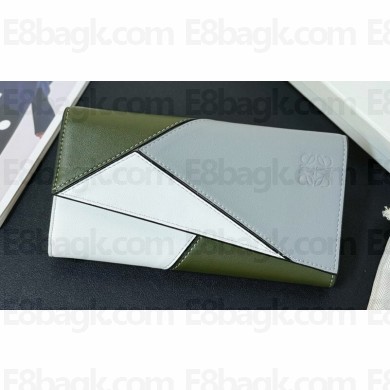 Loewe Puzzle long horizontal wallet in classic calfskin 06