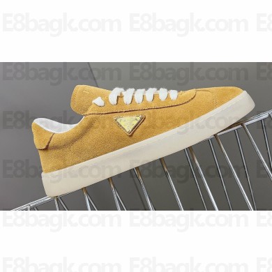 Prada Lane leather Women/Men Sneakers with enameled triangle 2EE394 05 2024