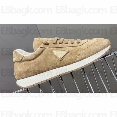 Prada leather Men's Sneakers with enameled triangle 04 2024