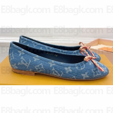 Louis Vuitton Monogram denim Nina Flat Ballerinas New LV Remix 05 2024