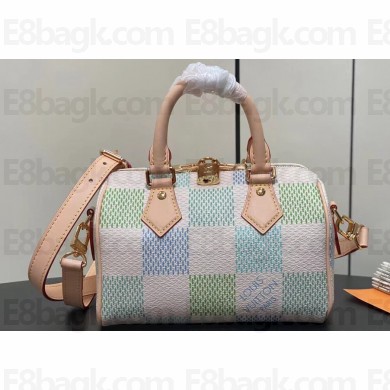 Louis Vuitton Damier Giant canvas Speedy Bandoulière 20 Bag N40515 Pistachio Green 2024