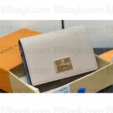 Louis Vuitton Calf leather and Monogram canvas Victorine On My Side Wallet M82398 Greige 2024