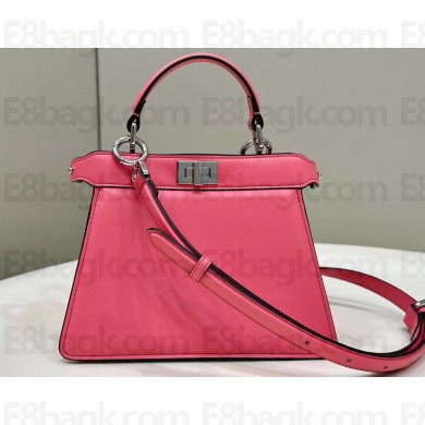 Fendi Peekaboo ISeeU Petite Bag in nappa Leather Pink 2024