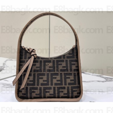 Fendi Mini Fendessence bag Brown FF fabric 2024