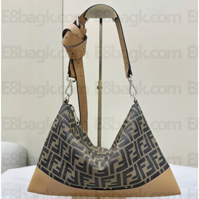 Fendi After crossbody bag Brown FF fabric 2024