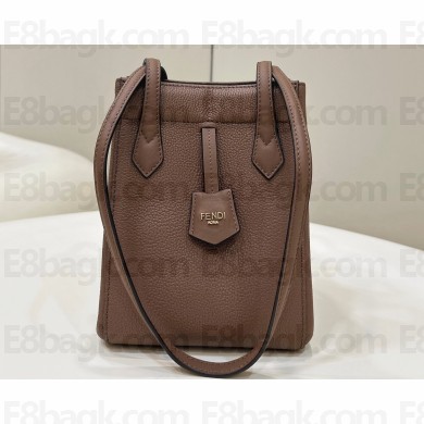 Fendi Origami Mini bag Brown leather that can be transformed 2024