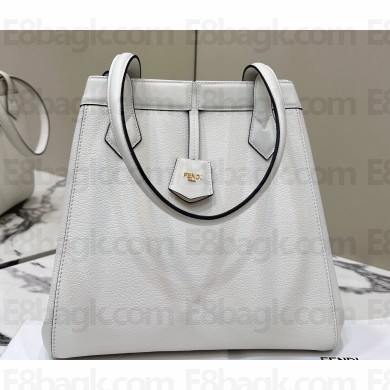 Fendi Origami Medium bag White leather that can be transformed 2024