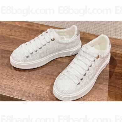 Louis Vuitton Time Out Sneakers in Lace White 2024