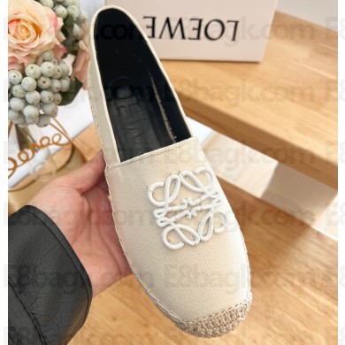 Loewe anagram Canvas Espadrilles Beige 2024