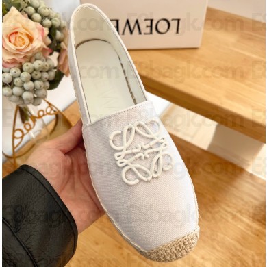 Loewe anagram Canvas Espadrilles White 2024