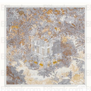 Hermes scarf 90x90cm in silk twill Top Quality 101 2024