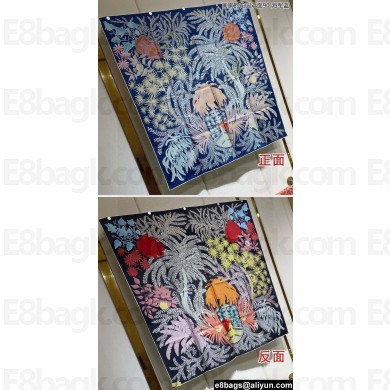 Hermes scarf 90x90cm in silk twill Top Quality 118 2024