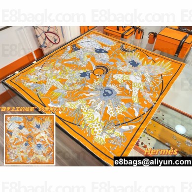 Hermes scarf 90x90cm in silk twill Top Quality 39 2024