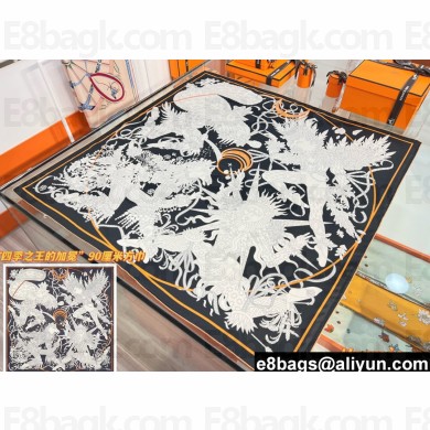 Hermes scarf 90x90cm in silk twill Top Quality 38 2024