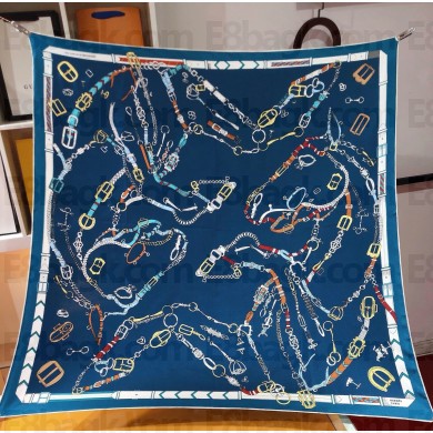 Hermes scarf 90x90cm in silk twill Top Quality 42 2024
