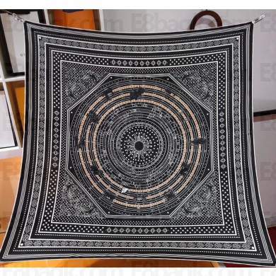 Hermes scarf 90x90cm in silk twill Top Quality 49 2024