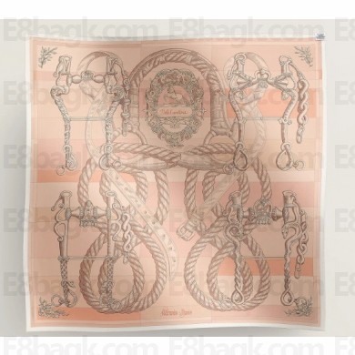 Hermes scarf 90x90cm in silk twill Top Quality 132 2024