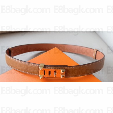 Hermes Width 2.4cm Collier de Chien 24 belt Brown