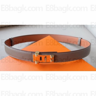 Hermes Width 2.4cm Collier de Chien 24 belt Gray