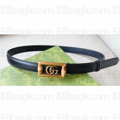 Gucci Width 2cm Belt with Double G buckle and bamboo ‎768464 01 2024