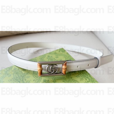 Gucci Width 2cm Belt with Double G buckle and bamboo ‎768464 06 2024