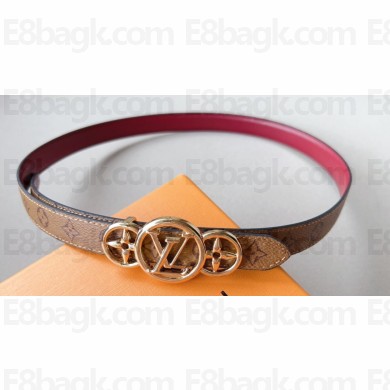 Louis Vuitton LV Trio 20mm Reversible Belt M8483W Tan