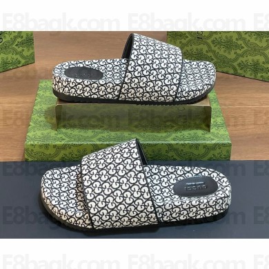 Gucci GG platform slide sandals 07 2024 