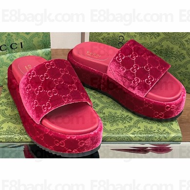 Gucci GG platform slide sandals 04 2024 