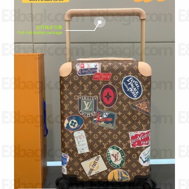 Louis Vuitton Monogram Canvas Horizon 55 Luggage Bag M24959 sticker prints 2024