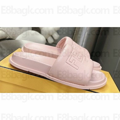 Fendi Roma Women/Men Slides in Leather Pink 2024