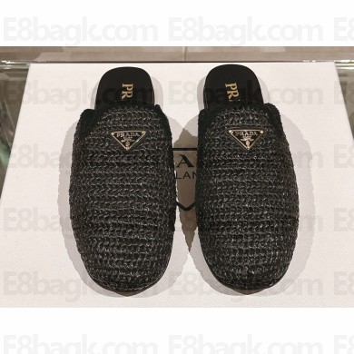 Prada Crochet mules 1S435N Black 2024