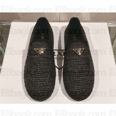 Prada Crochet loafers 1D437N Black 2024
