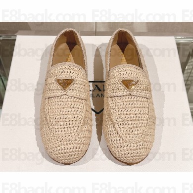 Prada Crochet loafers 1D437N Beige 2024