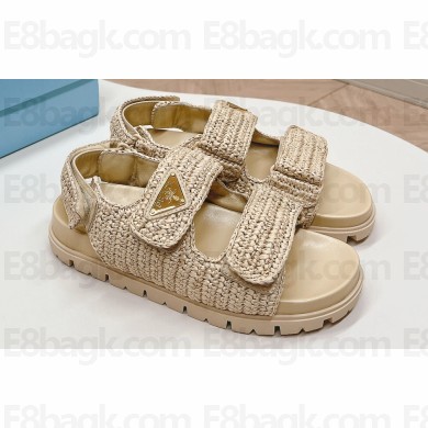 Prada Crochet sandals 1X440N Beige 2024
