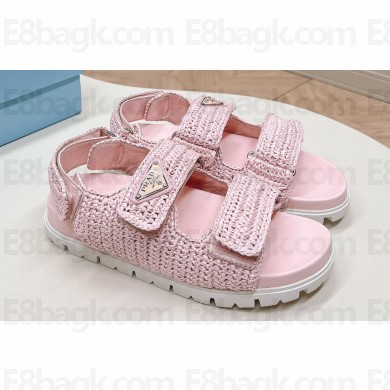 Prada Crochet sandals 1X440N Pink 2024