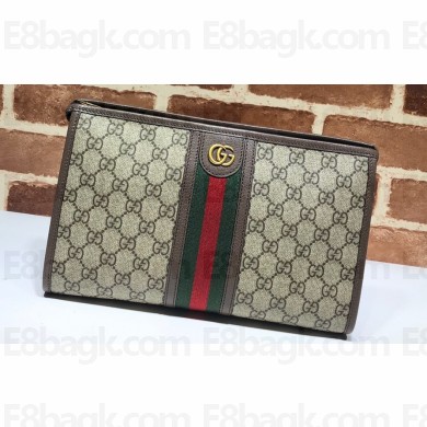 Gucci Web Ophidia GG Pouch Bag 598234 Beige/Coffee 2024