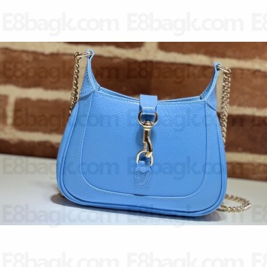 Gucci Jackie Notte mini Bag 782889 in Patent leather Blue 2024