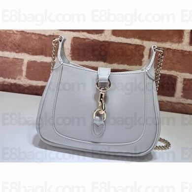 Gucci Jackie Notte mini Bag 782889 in leather Light Gray 2024