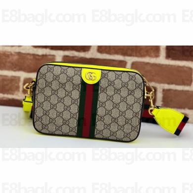Gucci Web Ophidia GG crossbody bag 699439 Beige/Yellow 2024