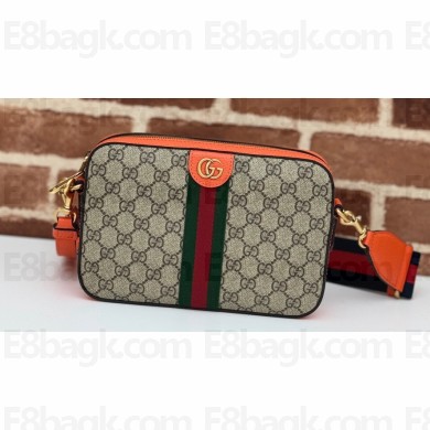 Gucci Web Ophidia GG crossbody bag 699439 Beige/Orange 2024